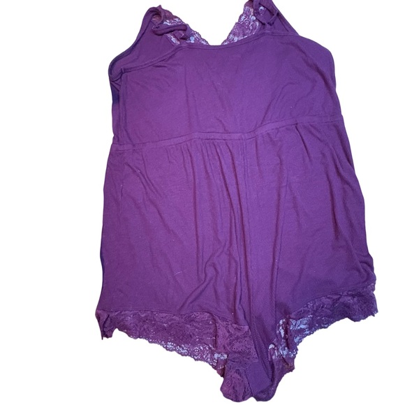 Torrid Super Soft Lace Purple Babydoll sleepwear lingerie - Picture 4 of 7